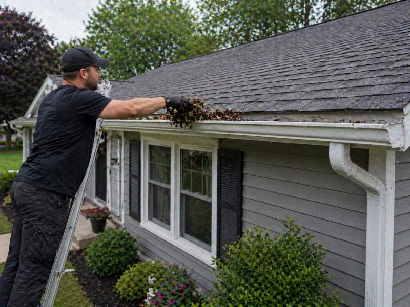 Gutter Leaf Clearing in Frederick, MD